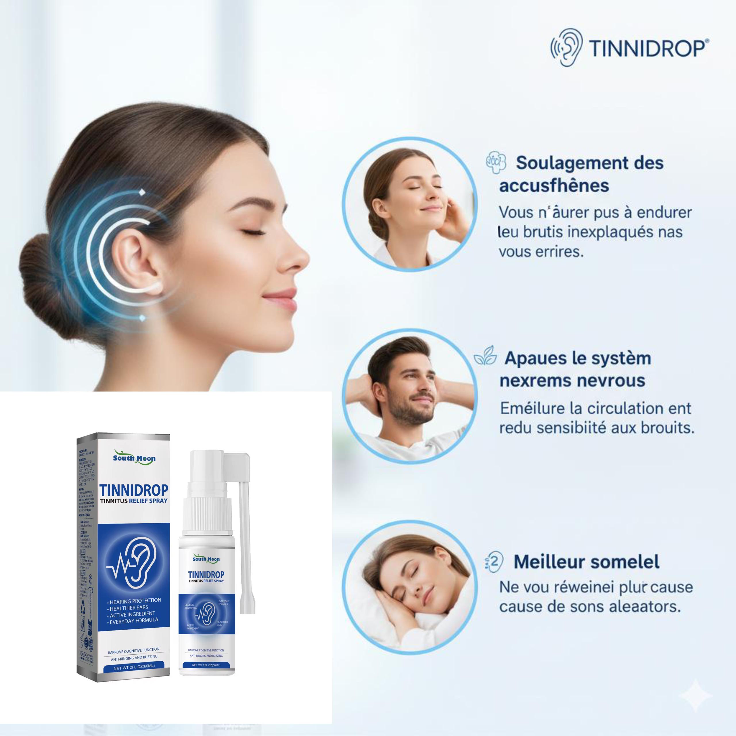 Tinnidrop – Spray Naturel contre les mal d'oreille