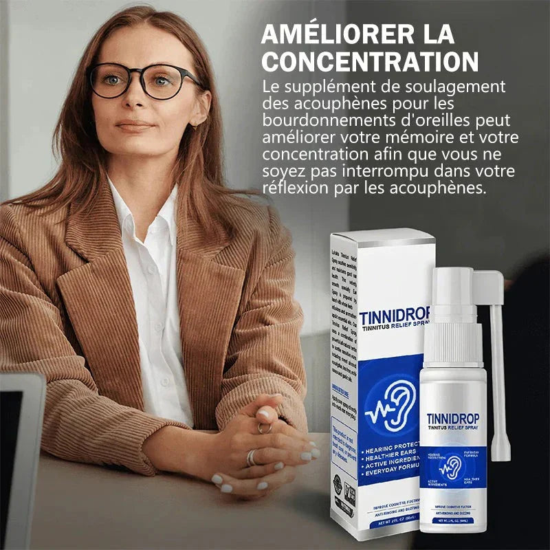 Tinnidrop – Spray Naturel contre les mal d'oreille