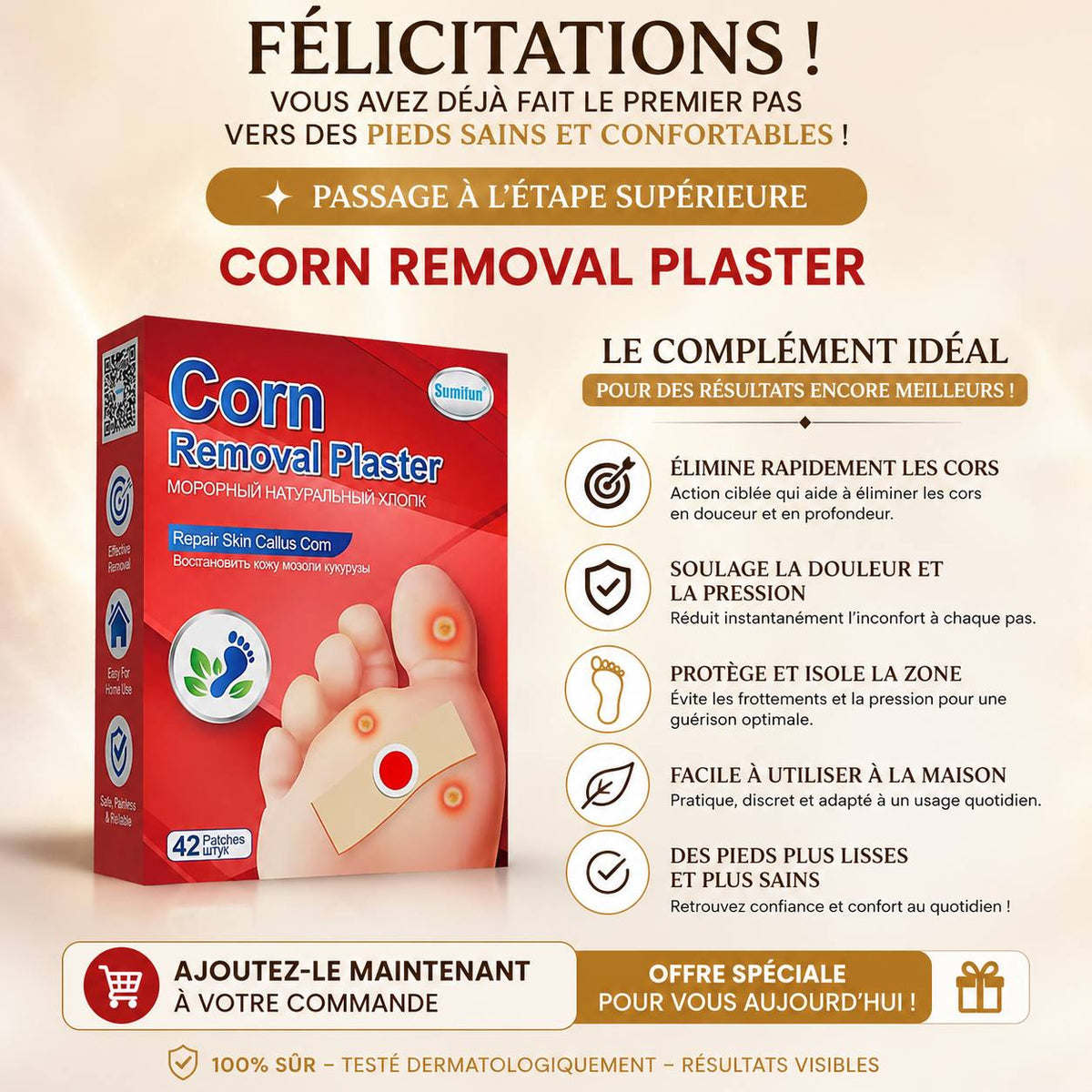 Patch pour proteger les cors aux microbes